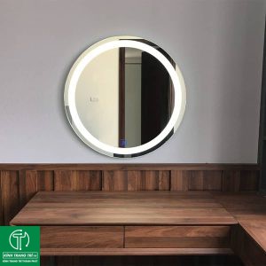 Guong Ban Trang Diem Hinh Tron Den Led