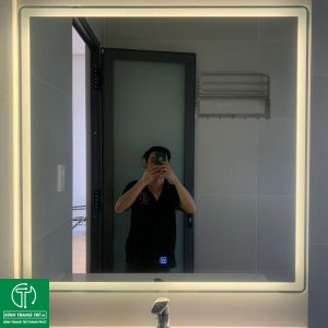 Gương đèn Led Hình Vuông