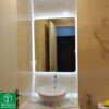 Gương Đèn Led Nhà Tắm Hắt Sáng Dùng Công Tắc